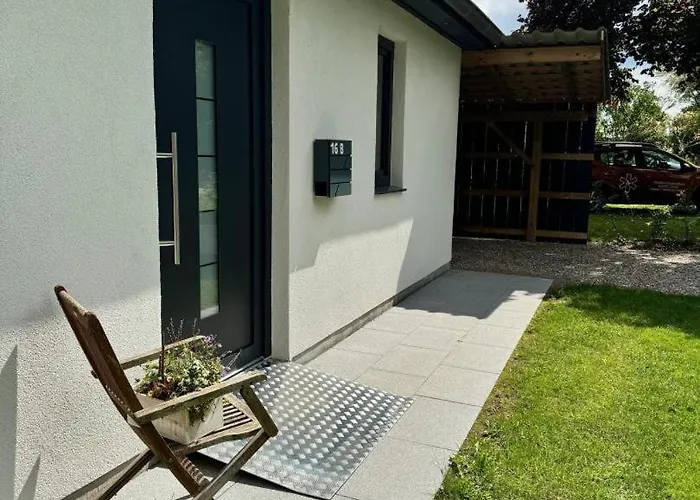 Neu! Modernes Ferienhaus Schwanbeck Mit Whirlpool-Option